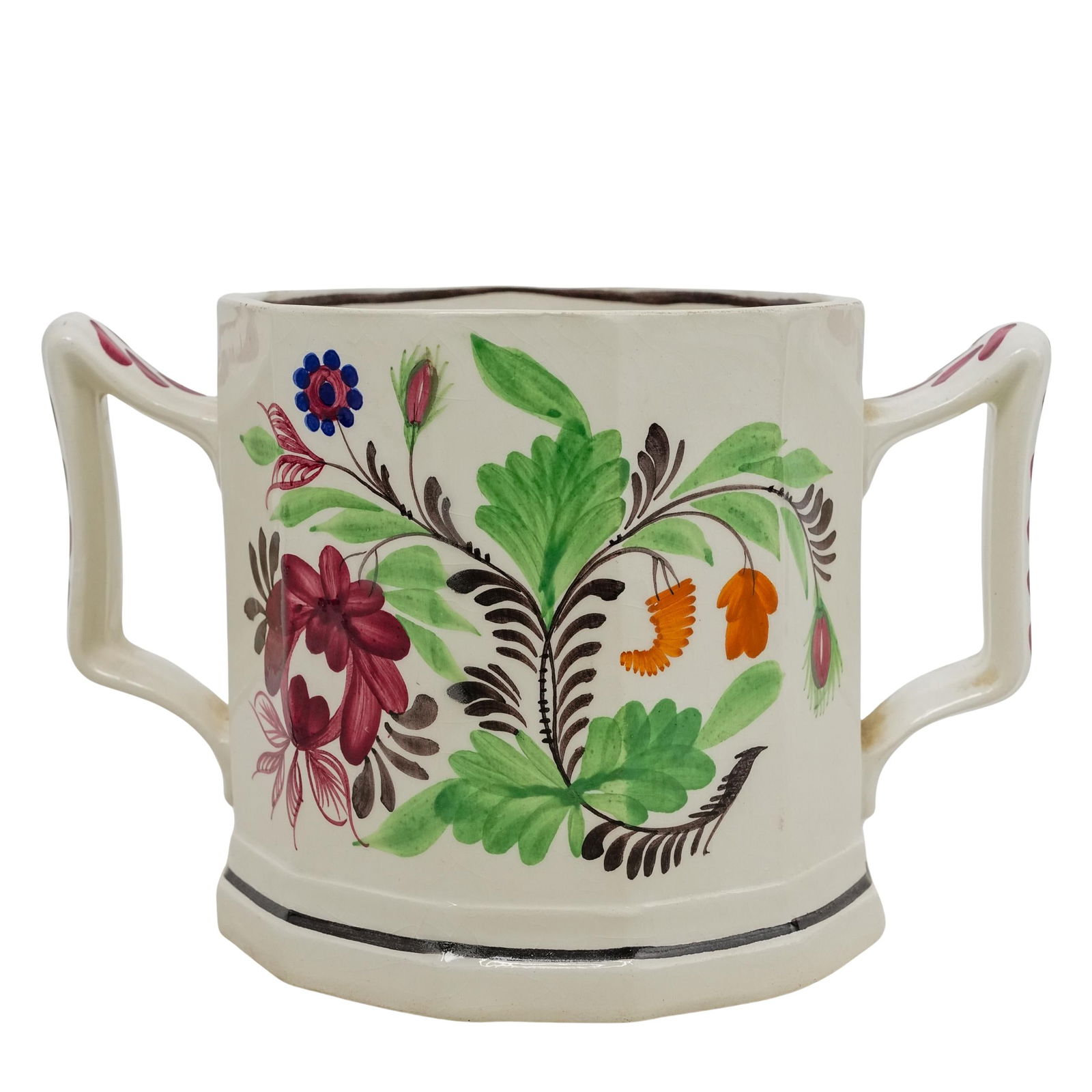 Bergdorf Goodman Italian Ceramic Handled Frog Jar (1 of 4)