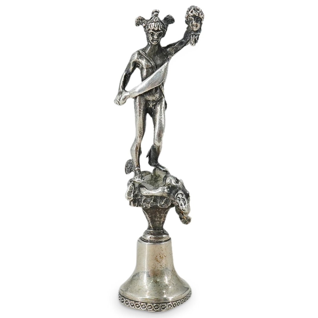 Antique European Sterling Silver Monogrammed Perseus Seal (1 of 4)