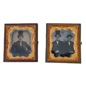 (2 pc) 19th Century Ambrotype Portraits