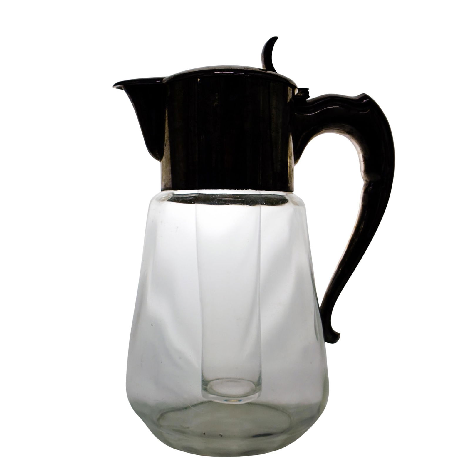 Art Nouveau German Kayser Silver Plate & Glass Pitcher (1 of 5)