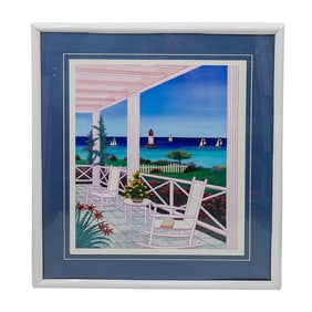 Fanch Ledan (French, B. 1949) Signed Serigraph