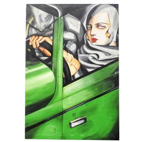 After Tamara de Lempicka (Polish, 1898-1980) Oil on Canvas