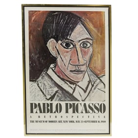 Pablo Picasso Exhibition Poster (1980)
