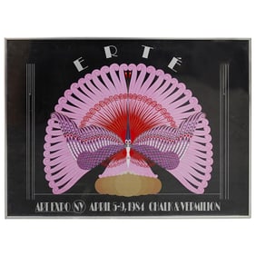 Erte Art Deco Expo Lithograph (1984)