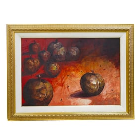 Signed Still Life Oil on Canvas (1998)