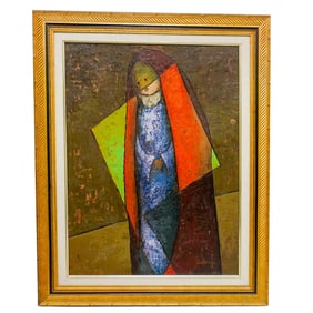 Abstract Expressionist Oil Painting