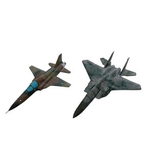 (2 pcs) United States Air Force Model Fighter Jets
