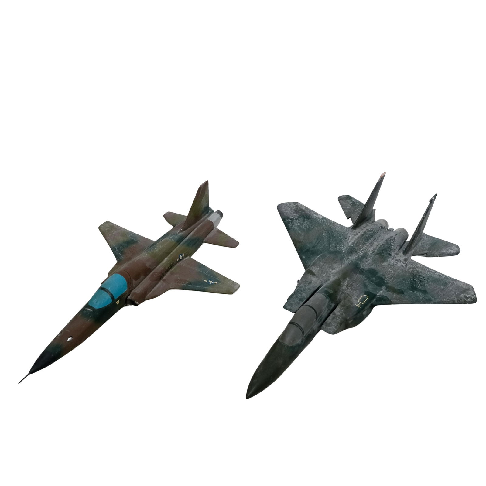 (2 pcs) United States Air Force Model Fighter Jets (1 of 12)