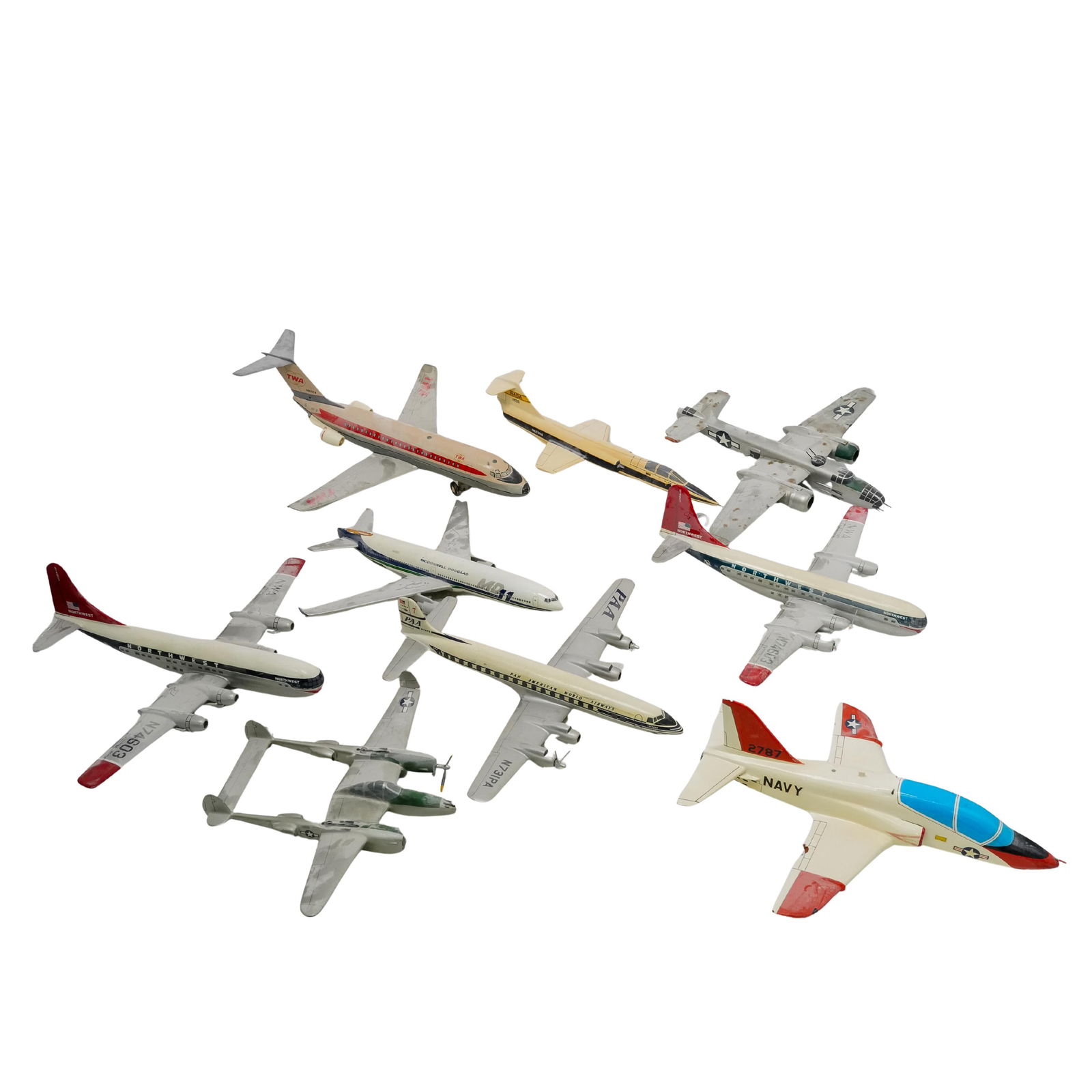 (9 pcs) Assorted Aircraft Models (1 of 14)