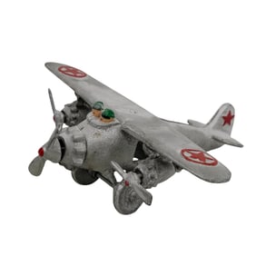Cast Iron Toy Model Airplane