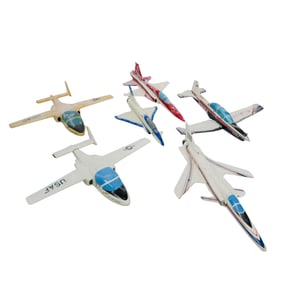 (6 pcs) Assorted United States Plane Models
