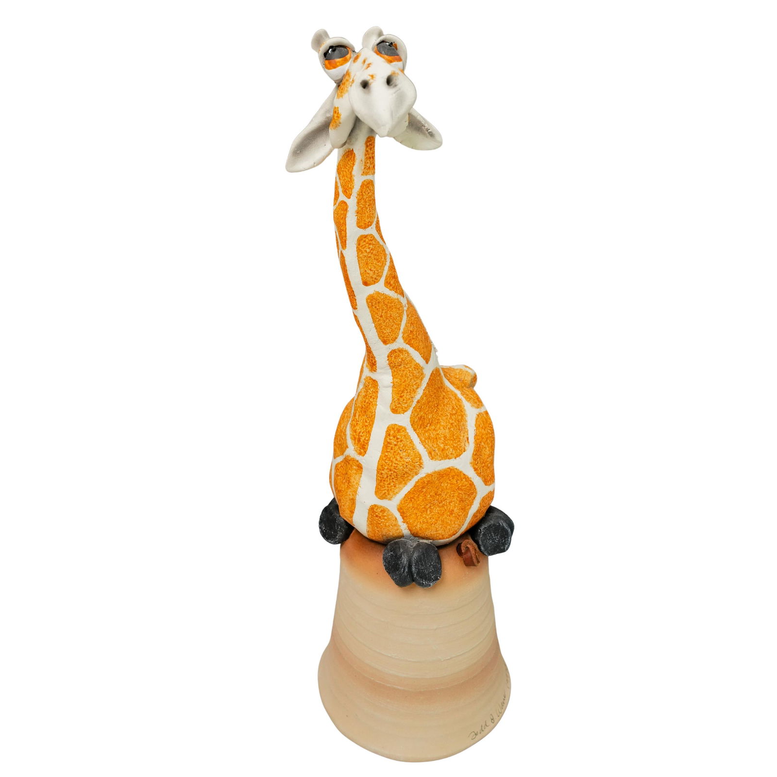 Todd Warner Giraffe Pottery Bell (1997-1998) (1 of 7)
