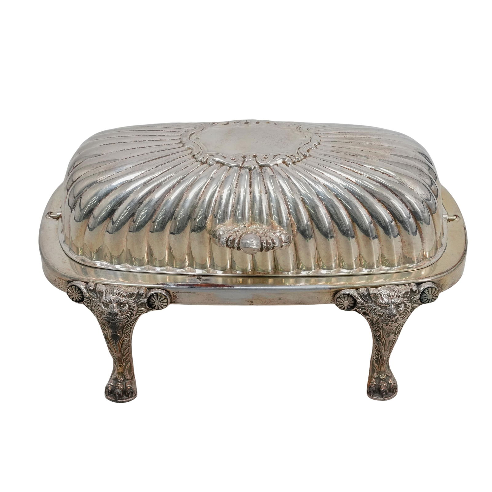 FB Rogers Silver On Copper Domed Covered Butter Dish (1 of 11)