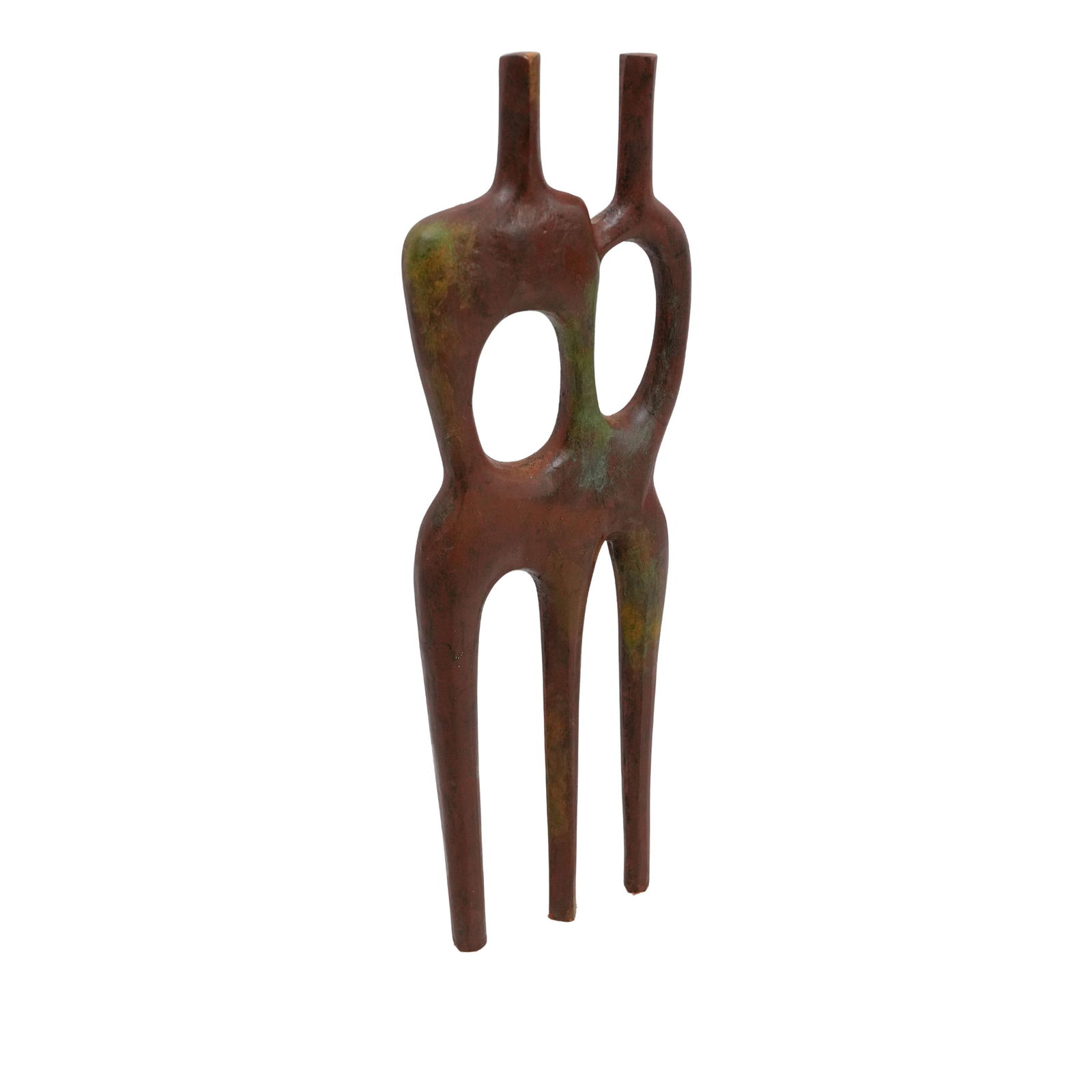 Cast Iron Abstract Figural Sculpture (1 of 6)
