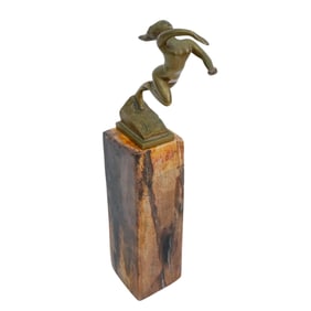Boulanger Figure on Marble Base