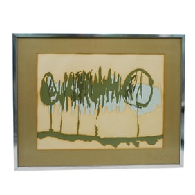 Abstract Signed Serigraph