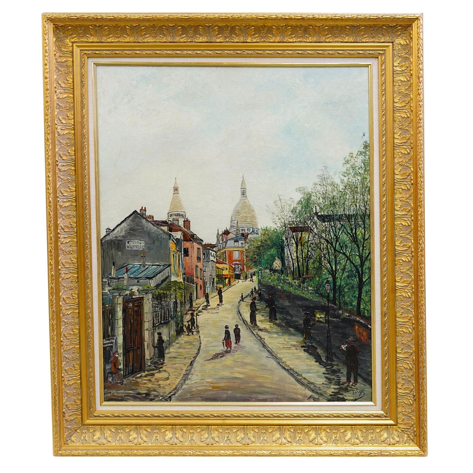 Att. Pierre Farge Impressionist City Painting (1 of 6)