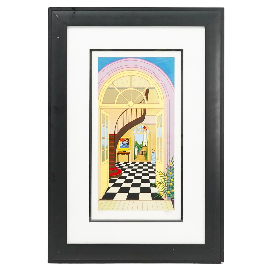 Erte (Russian, 1892-1990) "Red Sea" Signed Lithograph (1 of 1)