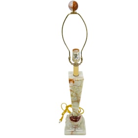 Vintage Onyx & Marble Table Lamp