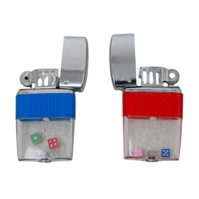 (2pcs) Collectable Scripto Vu Lighters