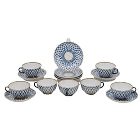 Vintage Lomonosov Tea Cups