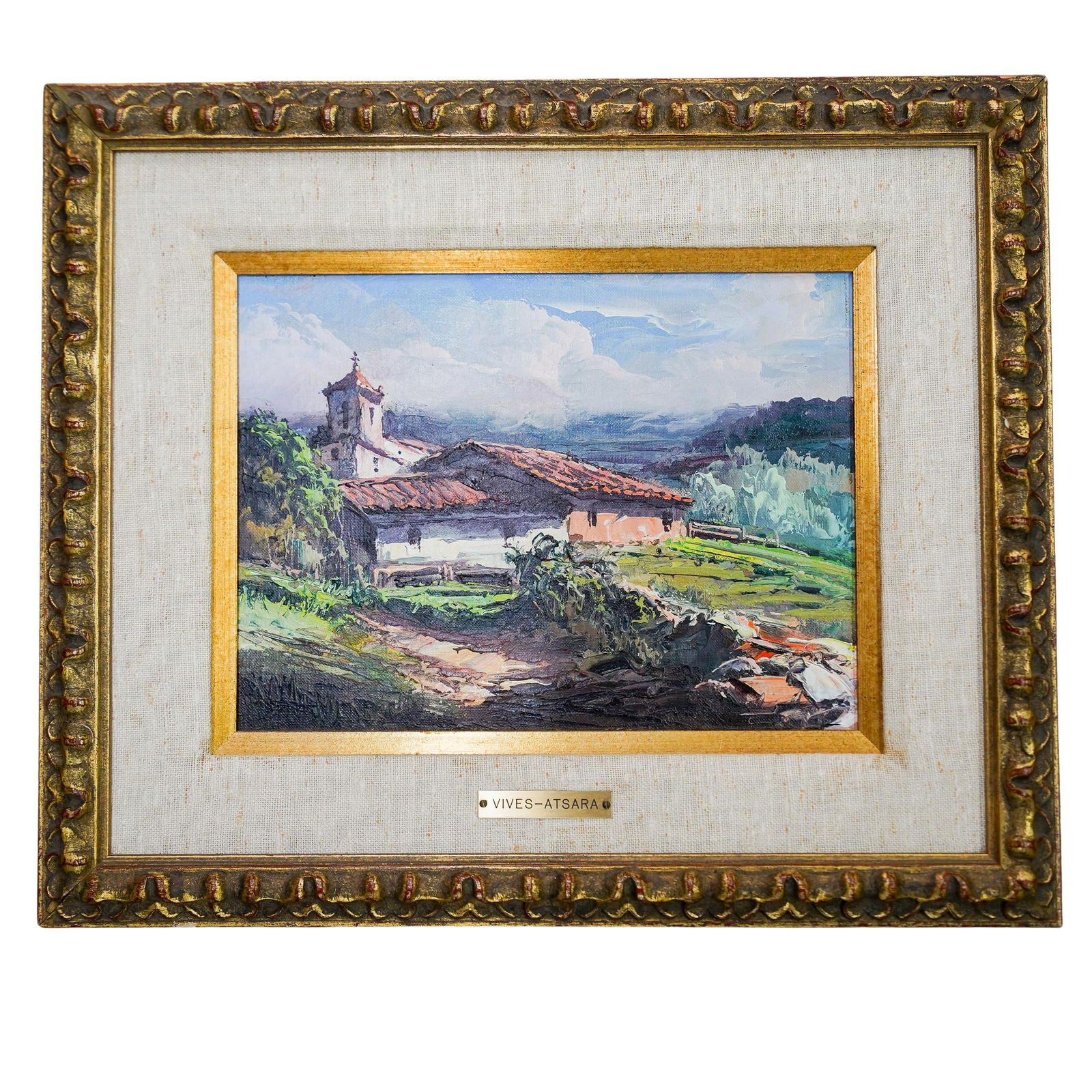 Jose Vives-Atsara (1919-2004) Oil on Canvas (1 of 8)