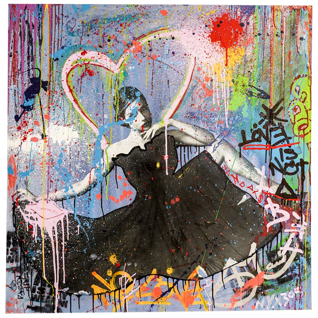 Skott Marsi (American, B. 1987) Mixed Media on Masonite (1 of 6)