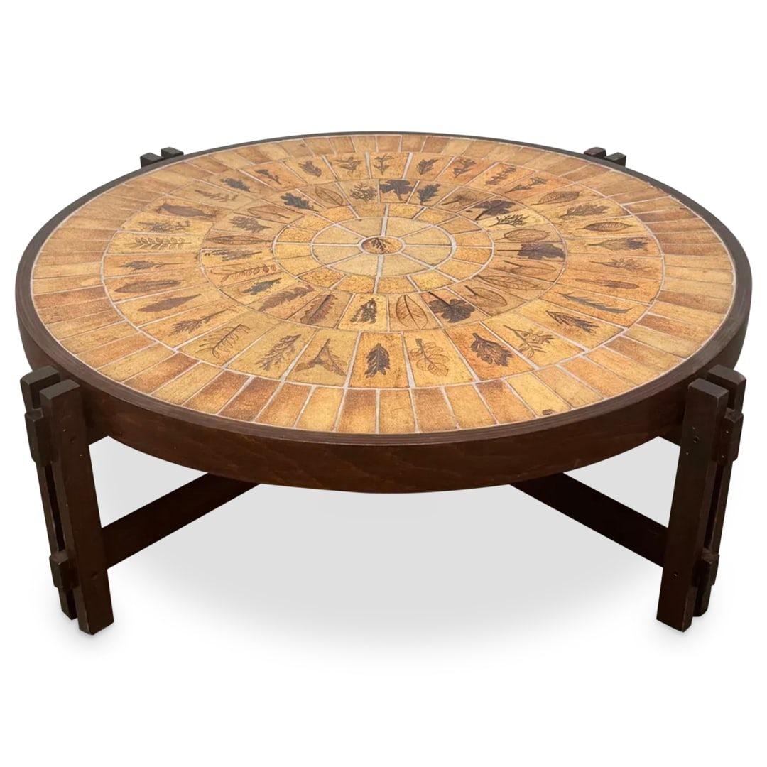 1950s Gustave Raynaud Ceramic Coffee Table (1 of 7)