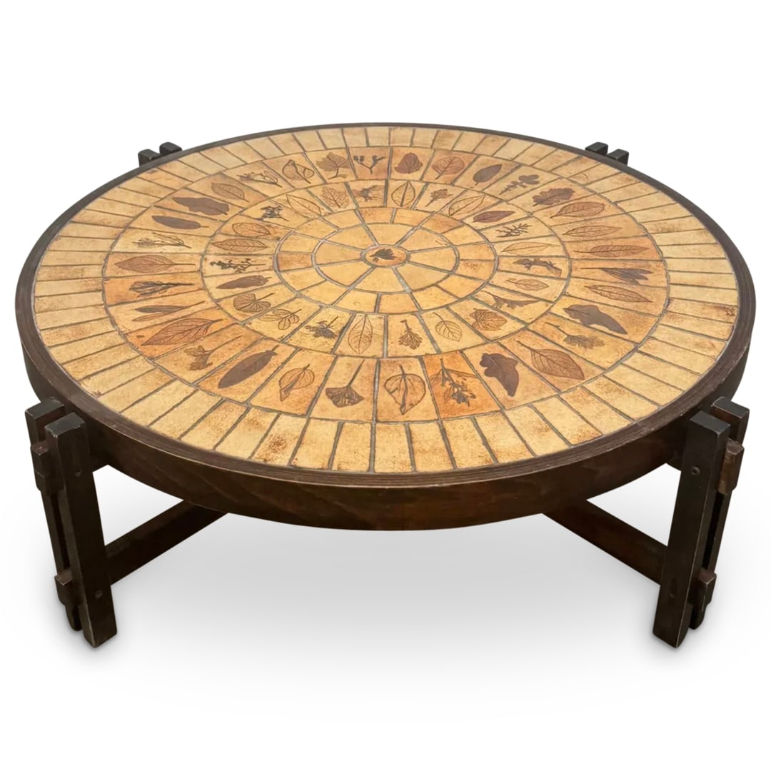 1960s Roger Capron Coffee Table with Garrigue Tiles (1 of 7)