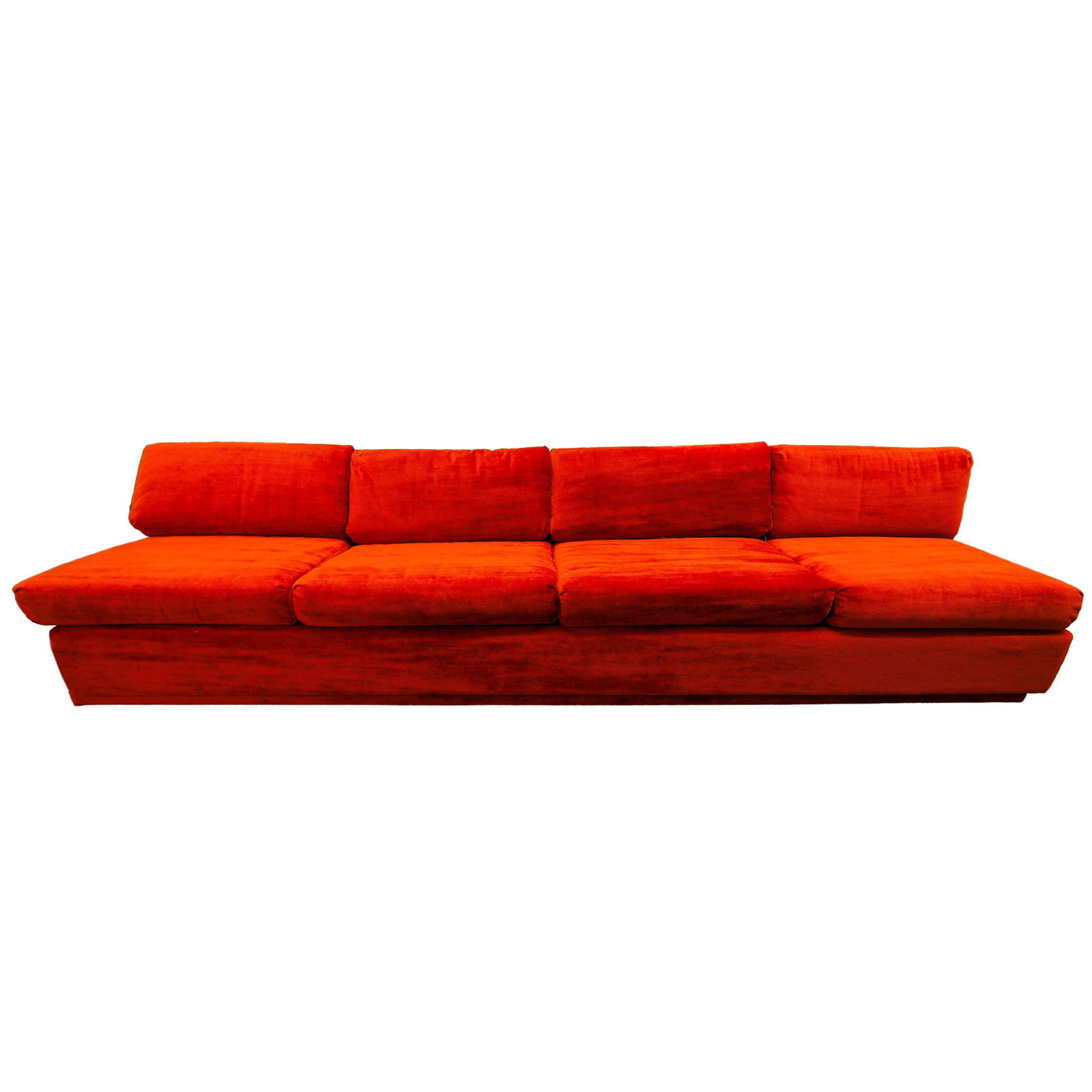 Custom Extra Long Mid Century Style Sofa (1 of 6)