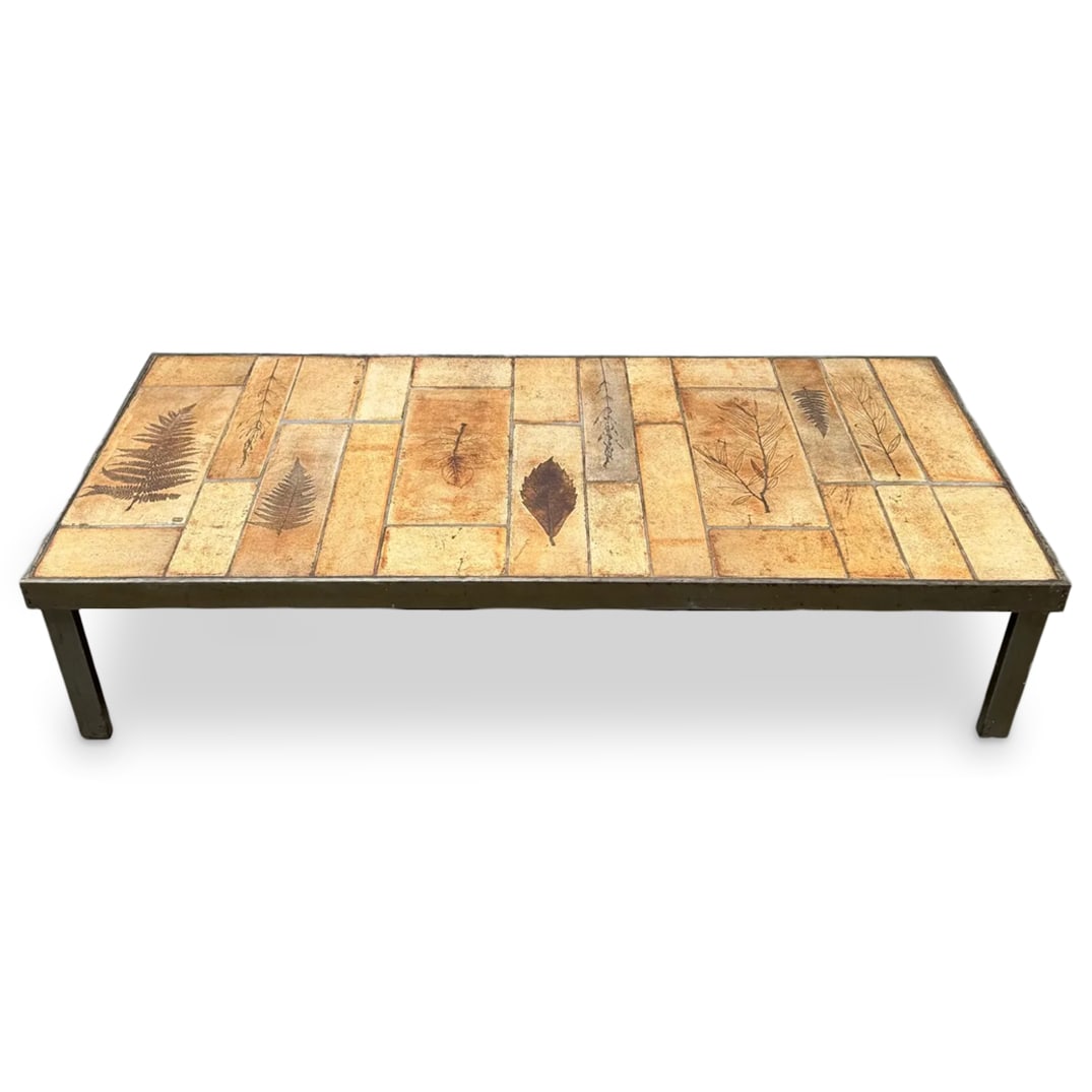 Roger Capron Coffee Table with Garrigue Tiles, Vallauris (1 of 8)