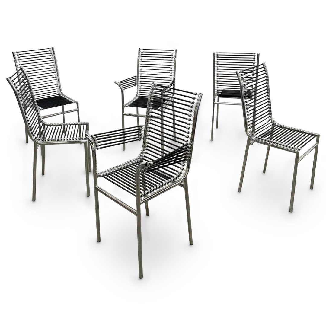 (6 Pc) Rene Herbst "Sandows No 5" Chairs (1 of 7)