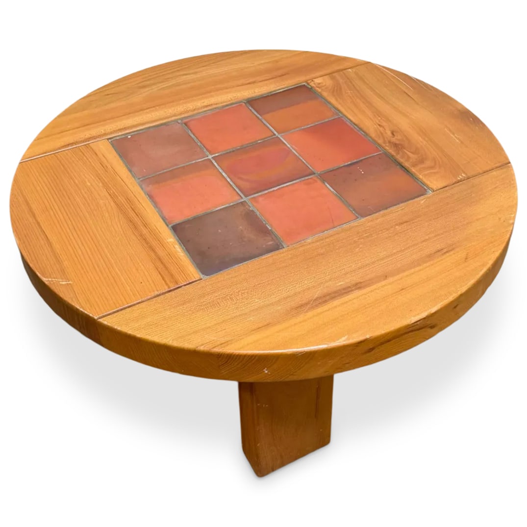 Maison Regain Coffee Table in Elm Wood (1 of 6)