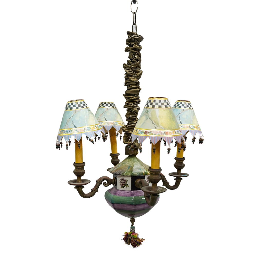 MacKenzie Childs Torquay Electric Chandelier (1 of 6)
