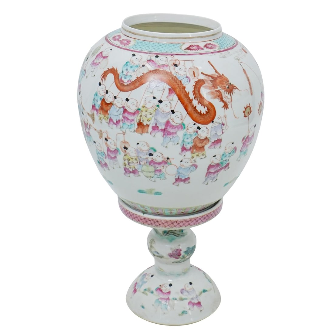 Antique Chinese Famille Rose Eggshell Porcelain Lantern (1 of 4)