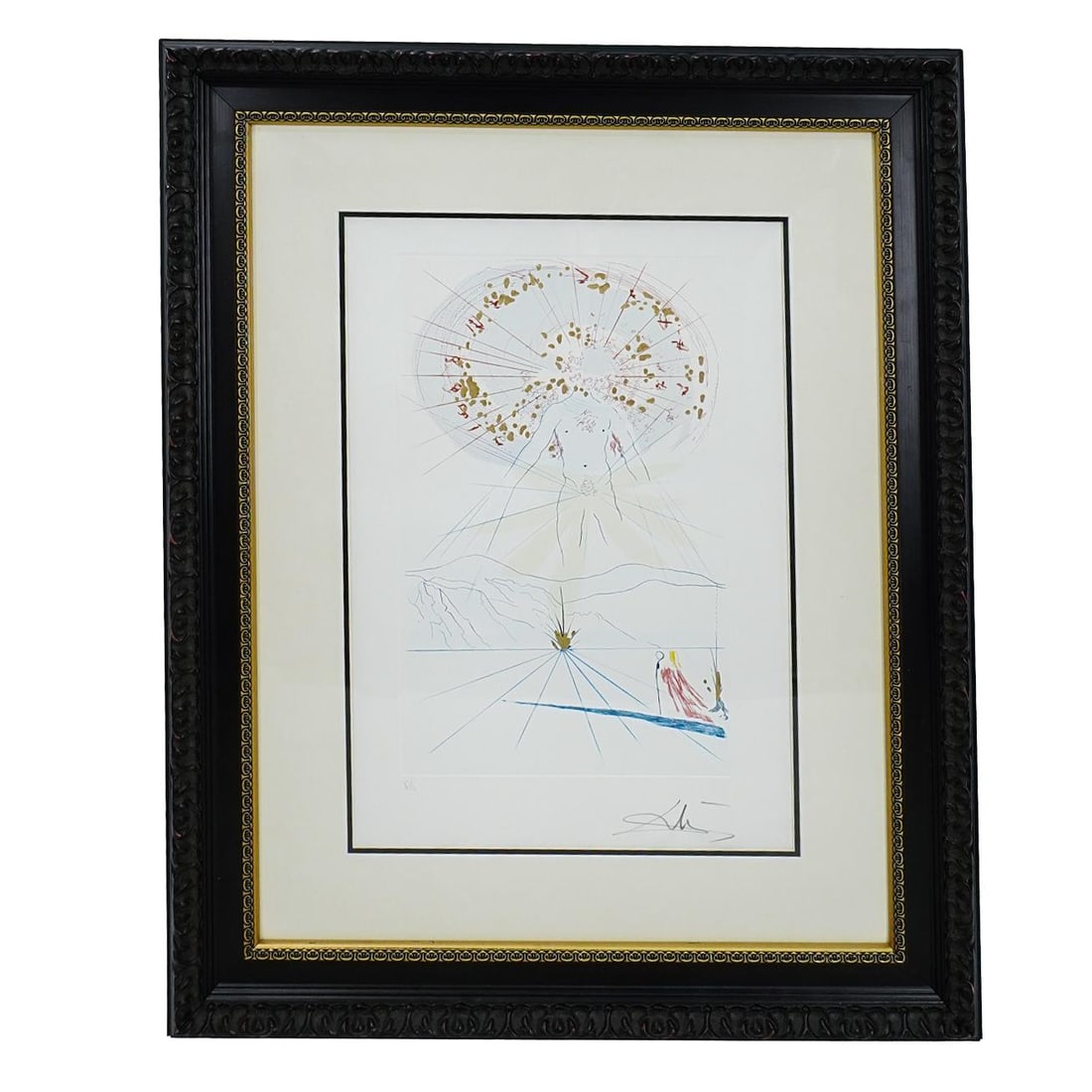 Salvador Dali (Spanish, 1904-1989) "The voice of my beloved" Etching (1 of 5)