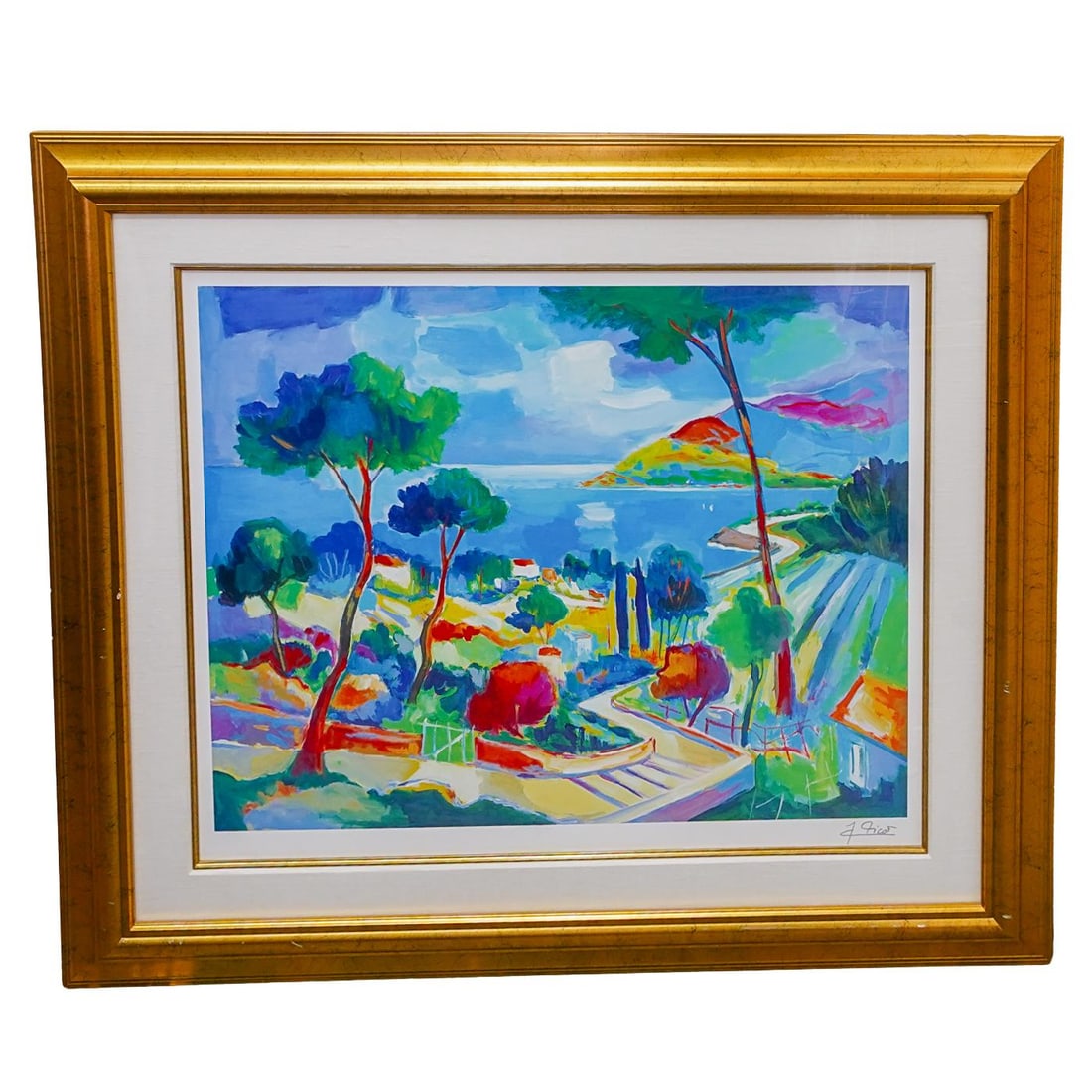 Jean-Claude Picot (French, 1933-2020) "L'escalier a Theoule" Seriolithograph (1 of 4)