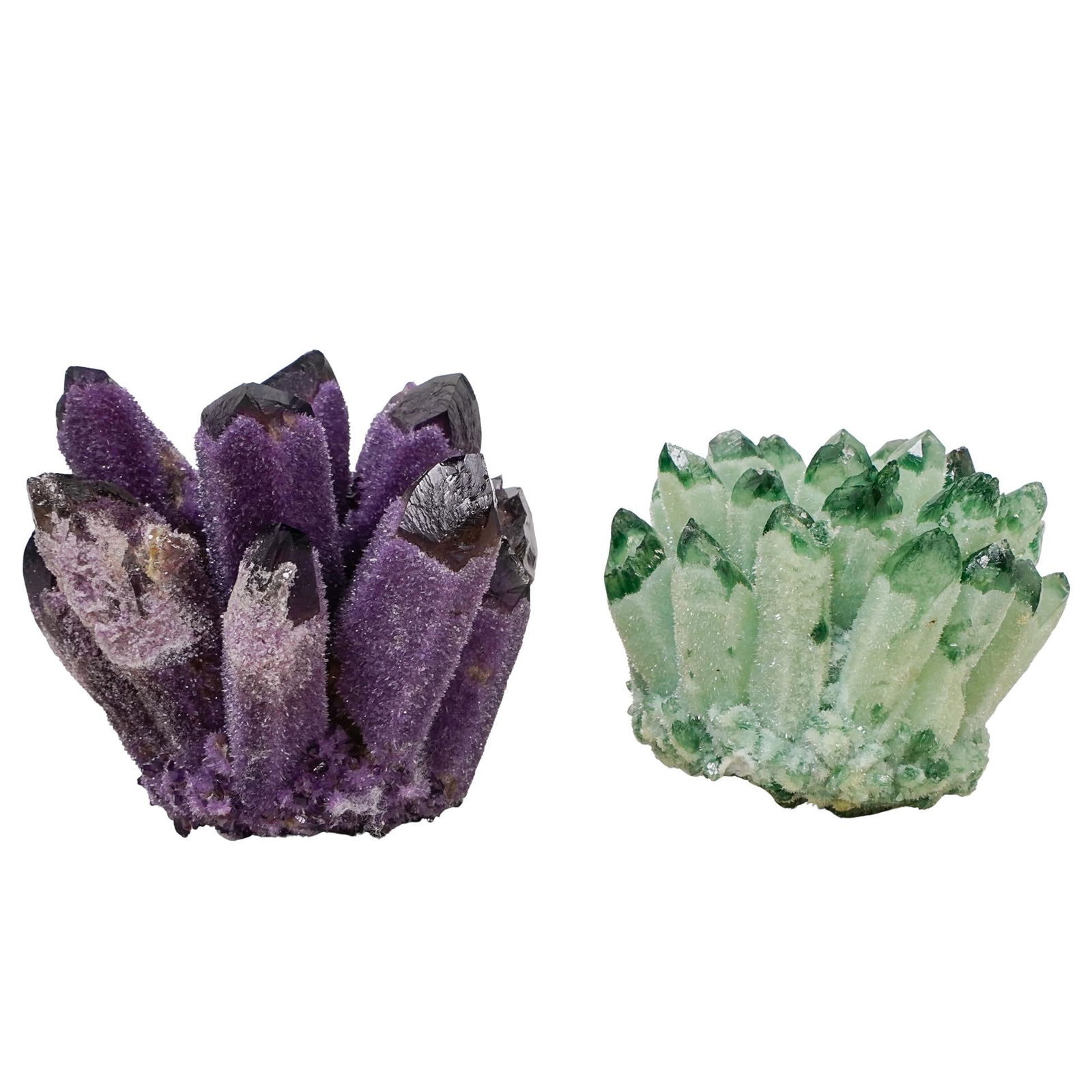 (2 pcs) Raw Crystal Geodes (1 of 7)