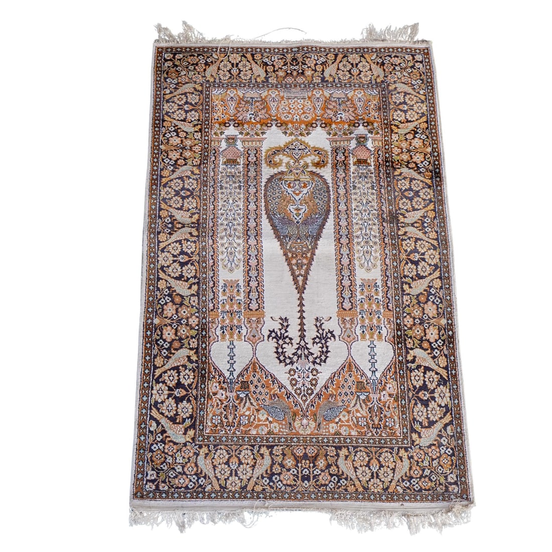Persian Small Prayer Wool Rug (1 of 5)