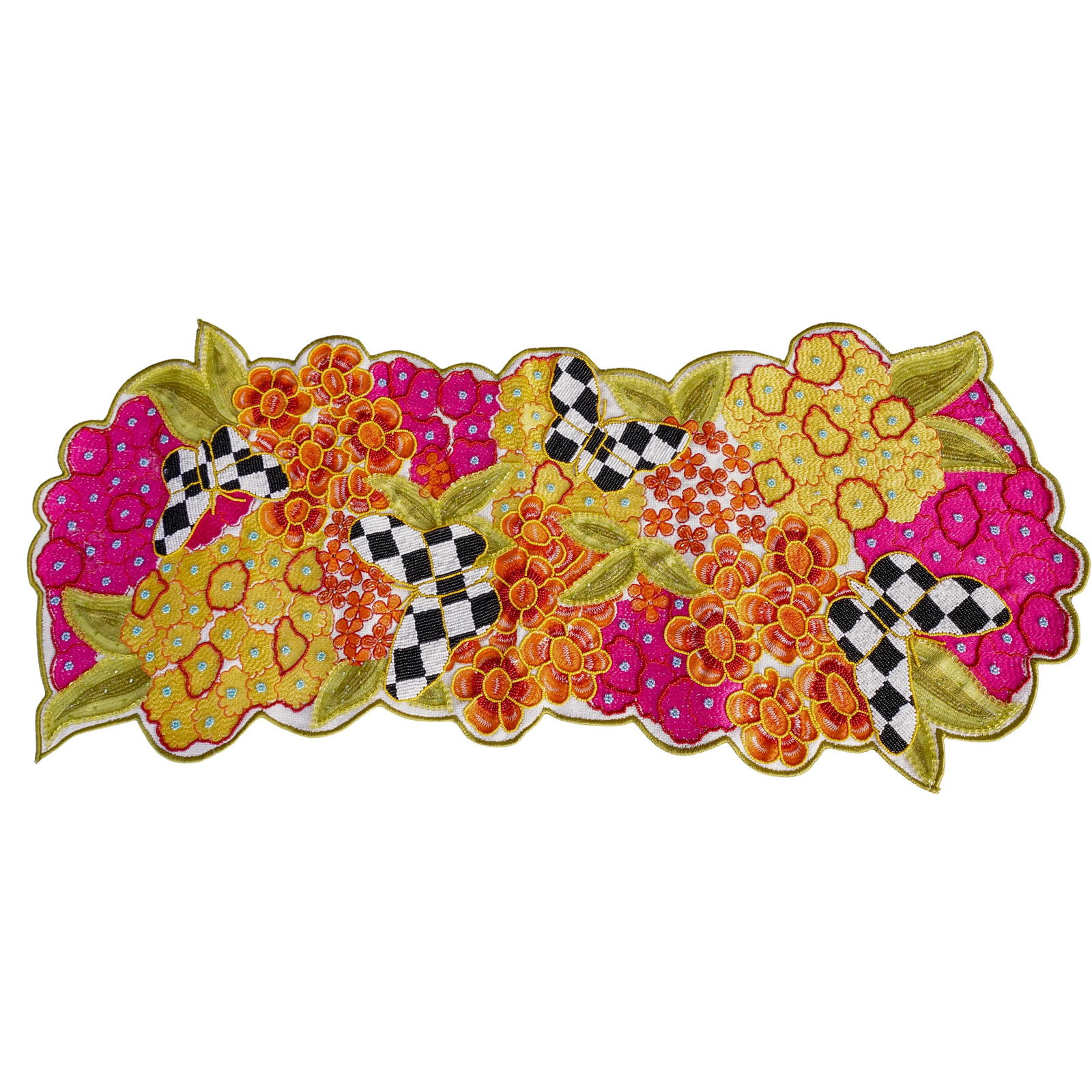 Mackenzie Childs Decorative Beaded Table Runner (1 of 4)