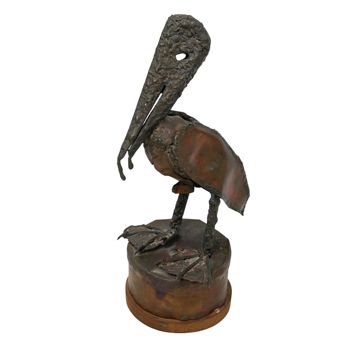 Brutalist Pelican Bird Sculpture (1 of 5)