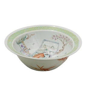 Large 19th Cent. Chinese Porcelain Centerpiece Guangxu Bowl