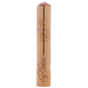 Van Cleef & Arpels 18k Gold Ruby and Diamond Perfume Bottle