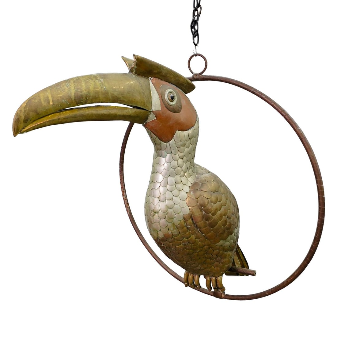 Large Bustamante Style Mixed Metal Toucan Sculpture (1 of 9)