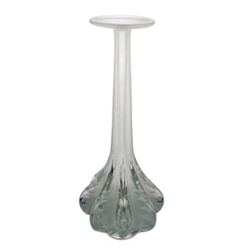 Lalique Crystal "Claude" Vase