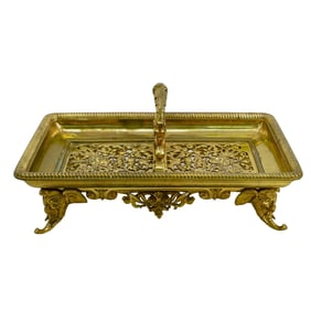 Antique Gilt Bronze Decorative Tray