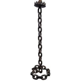 Nautical Iron Chain Floor Lamp