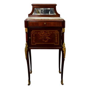 Antique French Bronze and Marble Top Side Table (1 of 10)