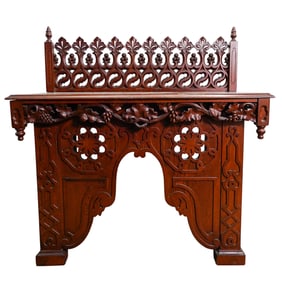 Karpen and Bros Gothic Revival Desk