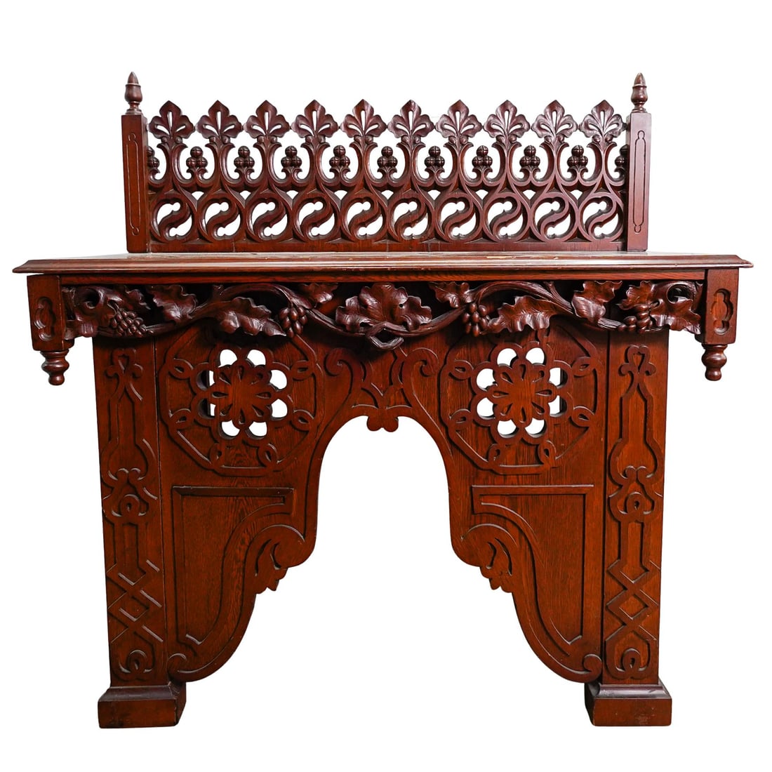 Karpen and Bros Gothic Revival Desk (1 of 10)